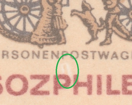 Butzen in der Hintergrundfarbe