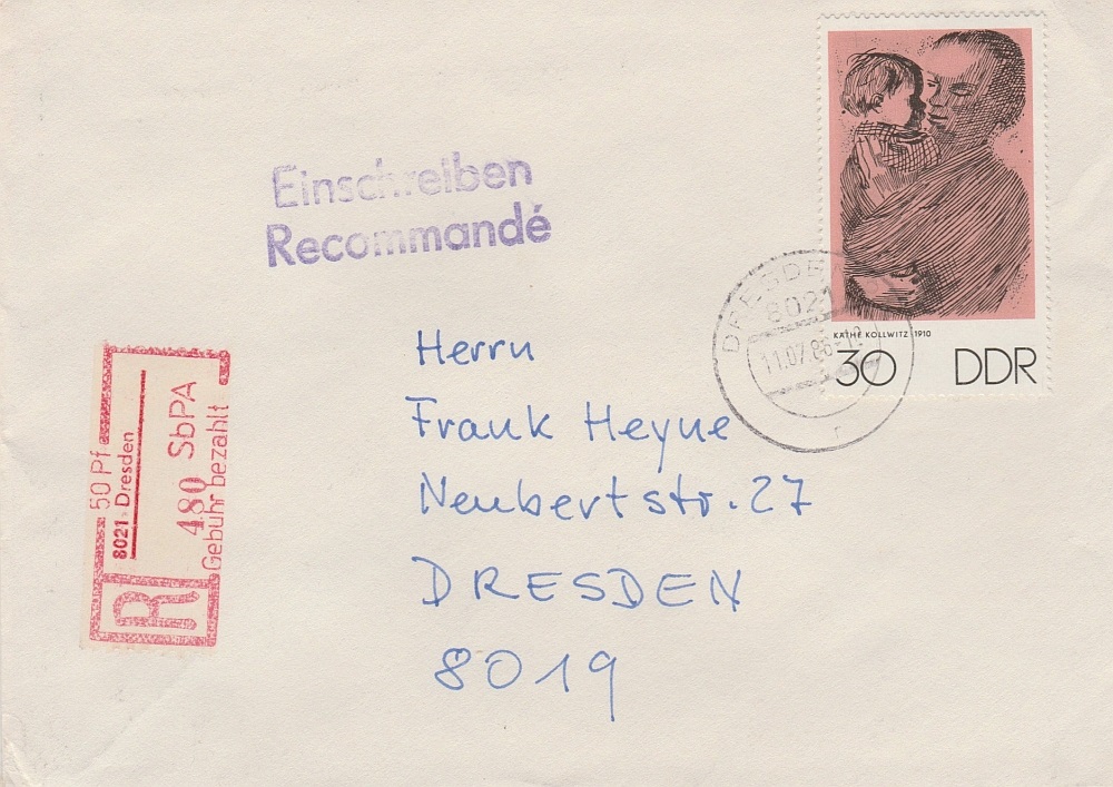 Brief vom 11.7.86 mit EM 3. Ausgabe (1)