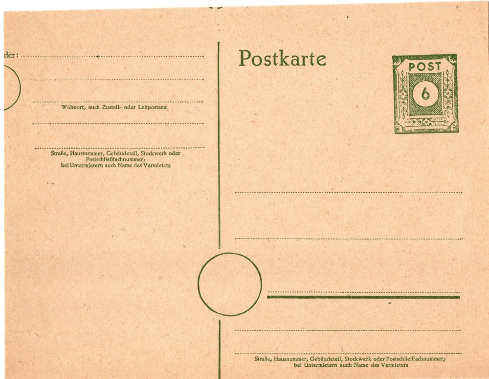P 8 mit Teil vom Klischeenagel oben