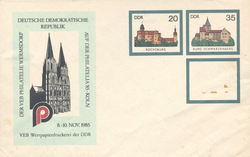 Farbausfall 80 Pf-Wert