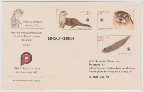 U7-1a-87 mit gedruckter Anschrift